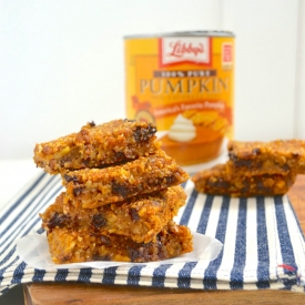 Healthy Pumpkin Almond Bars