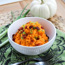 Chipotle Sweet Potatoes with Bacon