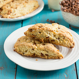 Eggnog Cinnamon Chip Scones