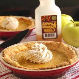 Apple Cider Cream Pie