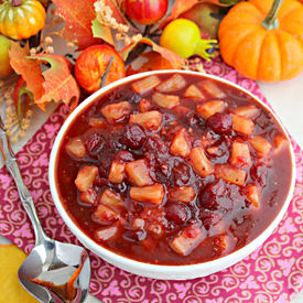 Spicy Cranberry Pineapple Chutney