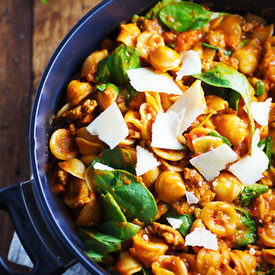 Simple San Marzano Pasta E Fagioli