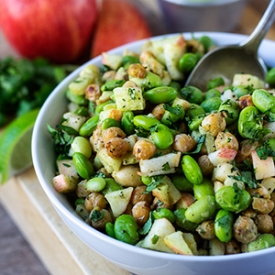 Edamame-Chickpea Power Salad (V/GF)