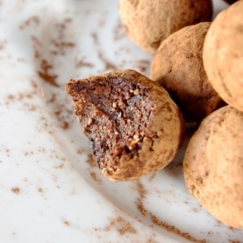 Chocolate Cherry Protein Truffles