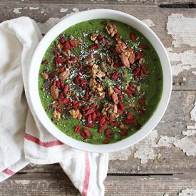 Stripped Green Smoothie Bowl