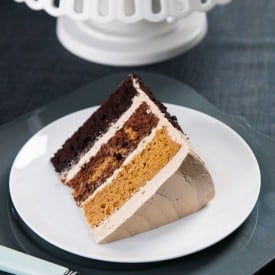 Butterscotch Pumpkin Chocolate Cake