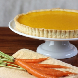 Vanilla Carrot Cream Tart