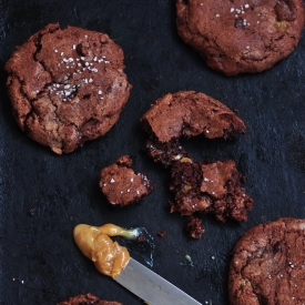 Nutella and Dulche de Leche Cookies