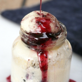 Blueberry Pancakes in a Jar