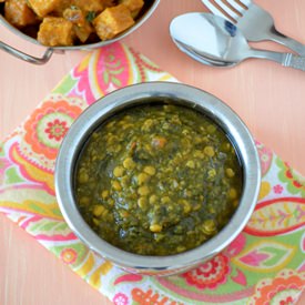 Spinach and Collard Greens Dhal