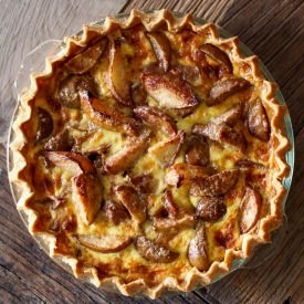 Custard Pear Pie