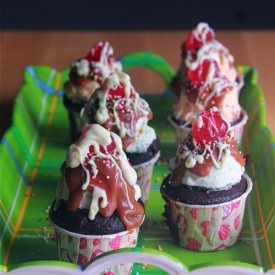 Ice Cream Sundae Cupcakes