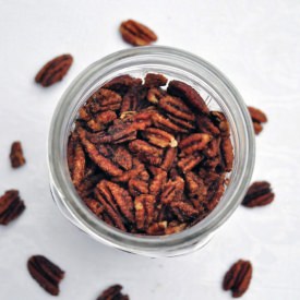 Slow Cooker Maple Glazed Pecans