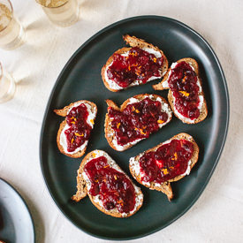 Cranberry Crostini