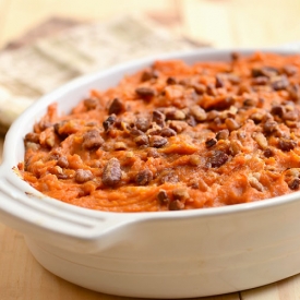 Sweet Potato Rum and Candied Pecans