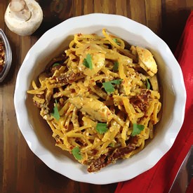 Sun-dried Tomato Mushroom Linguine