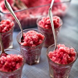 Pomegranate Granita