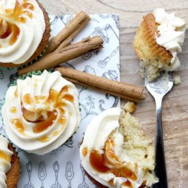 Poached Pear Cupcakes