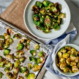 Roasted Brussels Sprout Chips