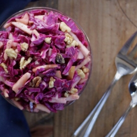 Red Cabbage and Apple Salad