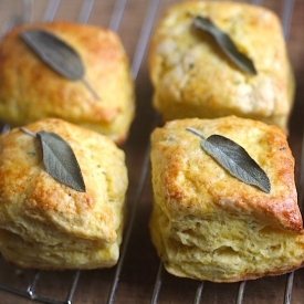 Roasted Squash and Sage Biscuits