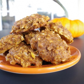 Spiced Pumpkin Oatmeal Cookies