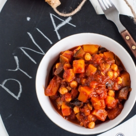 Hokkaido and Eggplant Stew