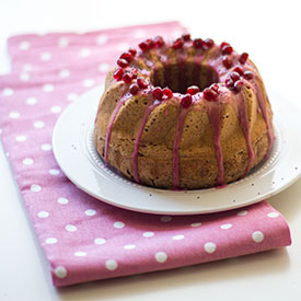 Pomegranate and Poppy Seed Cake