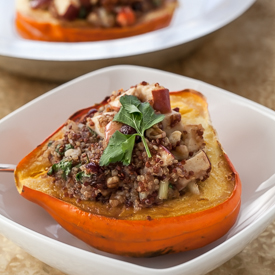 Acorn Squash with Quinoa Stuffing