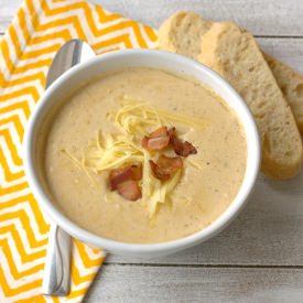 Roasted Cauliflower Soup