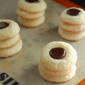 Mexican Chocolate Thumbprint Cookie