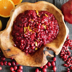 Pomegranate Cranberry Sauce