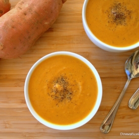 Sweet Potato and Pumpkin Spice Soup