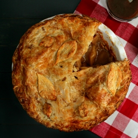 Salted Caramel Apple Pie