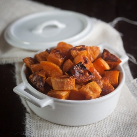 Roasted Maple Glazed Sweet Potatoes