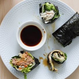 Rice-free Paleo Sushi Rolls