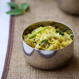 Grated Raw Banana Stir Fry