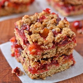 Healthy Cranberry Apricot Bars