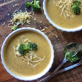 Creamy Broccoli Cheddar Soup