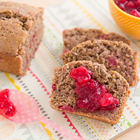 Cranberry Sauce Bread