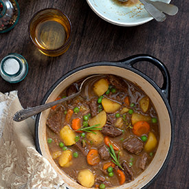 Pressure Cooker Beef Stew w. Wine