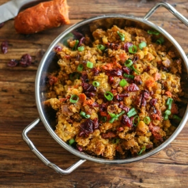 Cornbread Stuffing with Chorizo