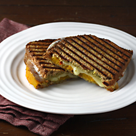 Squash Pesto Grilled Cheese