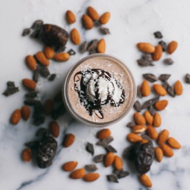 Vegan Maca Almond Joy Milkshake