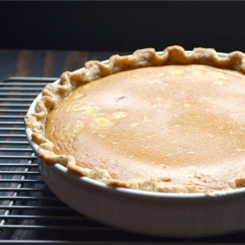 Pumpkin Pie with Pecan Crust