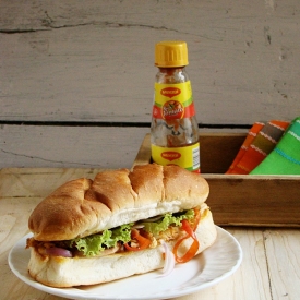 Tandoori Chicken Club Sandwich