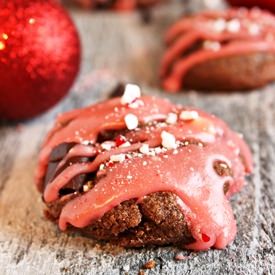 Hot Chocolate Fudge Cookies