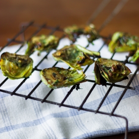 Charcoal-Grilled Artichokes