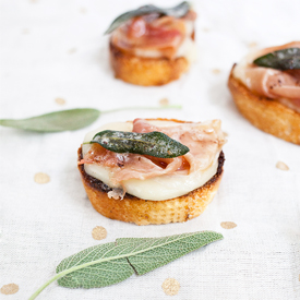 Browned Butter Sage Crostini