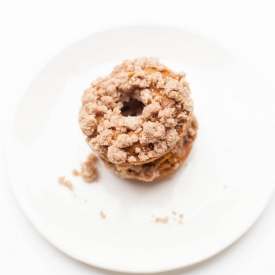 Pumpkin Coffee Cake Donuts